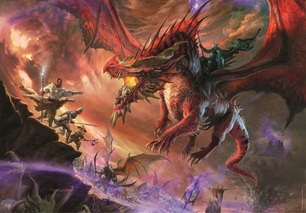 Dungeons & Dragons Gaming Puzzle Collection Jigsaw Puzzle Dragon Attack (500 pieces)