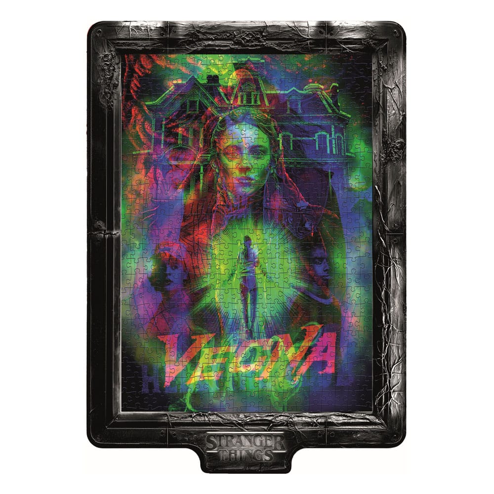 Stranger Things Metamorphic Art Collection Jigsaw Puzzle with Light-Up Effect Vecna ​​(520 pieces)