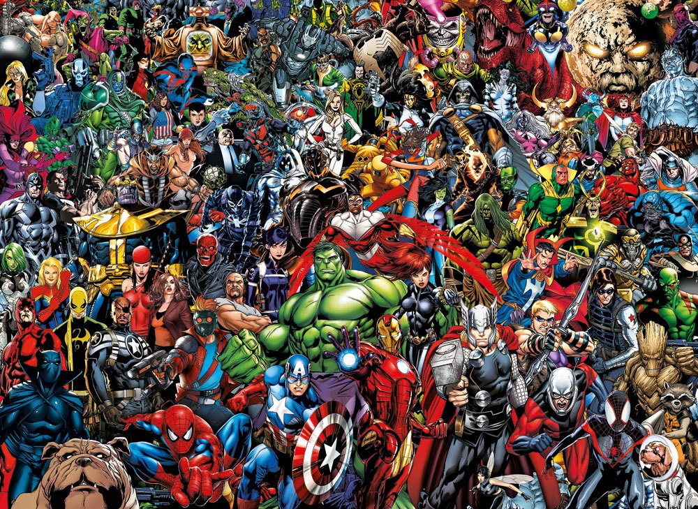 Marvel 80th Anniversary Impossible Puzzle Characters