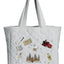 Harry Potter Tote Bag Embroidered Icons Velvet
