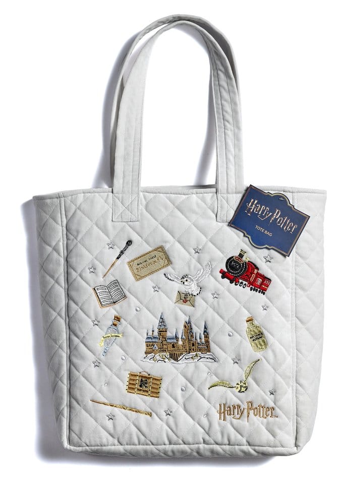 Harry Potter Tote Bag Embroidered Icons Velvet