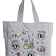 Harry Potter Tote Bag Platform 9 3/4 Embroidered Velvet