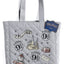 Harry Potter Tote Bag Platform 9 3/4 Embroidered Velvet
