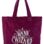 Harry Potter Tote Bag The Wand Chooses The Wizard Velvet