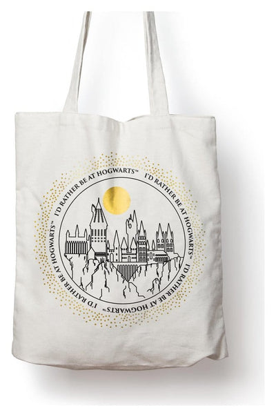 Harry Potter Tote Bag Hogwarts Castle Cotton