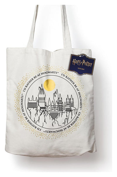 Harry Potter Tote Bag Hogwarts Castle Cotton