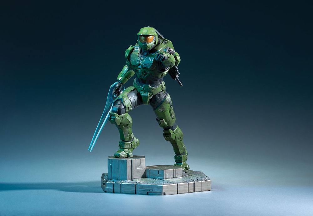 Halo Infinite PVC Statue Master Chief &amp; Grappleshot 26 cm