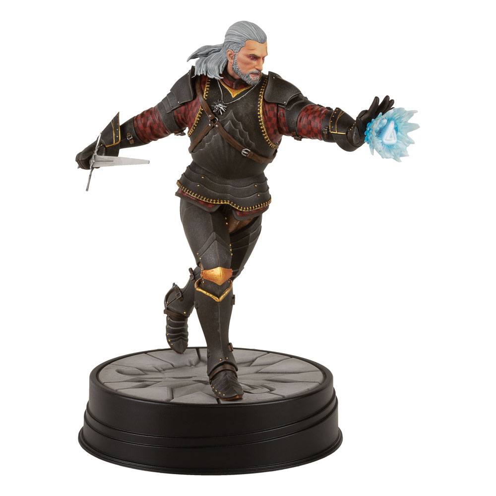 Witcher 3 Wild Hunt PVC Statue Geralt Toussaint Tourney Armor 20 cm