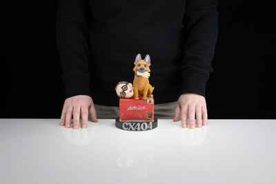 Fallout Vinyl Figure CX404 &amp; Wilzig (Head) Stylized 20 cm