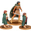 Lord of the Rings Animated Film PVC Figures 3-Pack Frodo, Aragorn, and Samwise