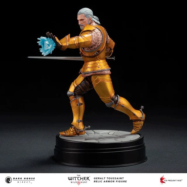 The Witcher 3 PVC Statue Geralt Toussaint Relic Armor 20 cm