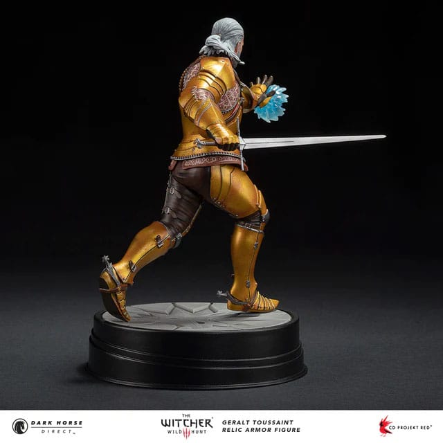 The Witcher 3 PVC Statue Geralt Toussaint Relic Armor 20 cm