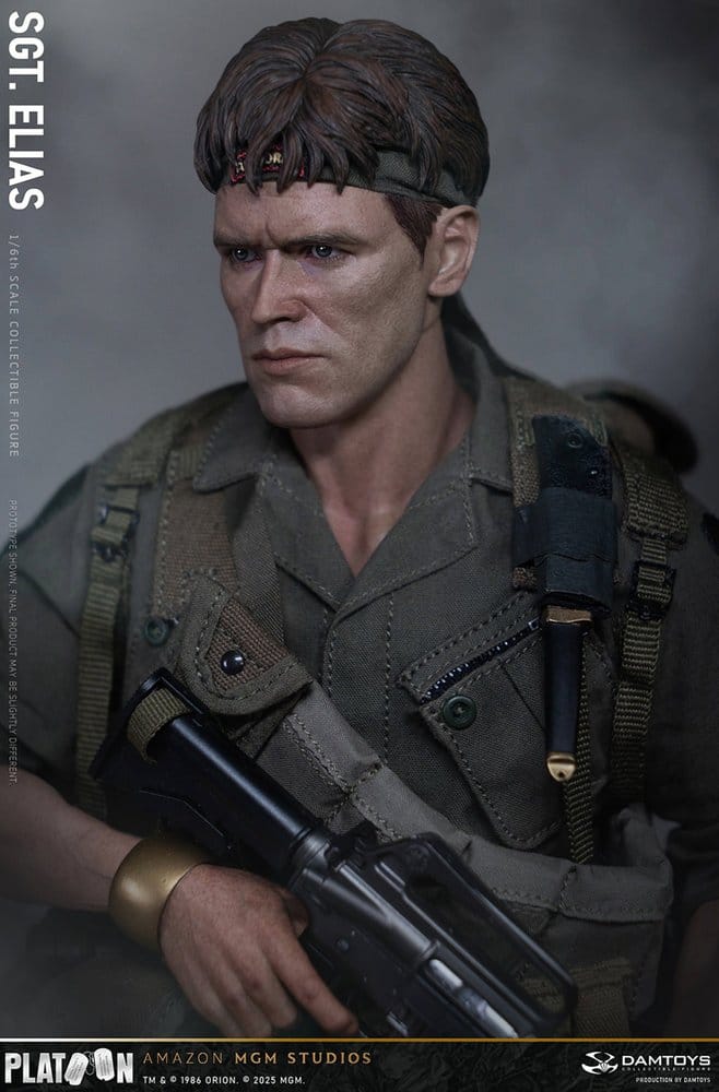 Platoon Action Figure 1/6 Sergeant Elias 30 cm