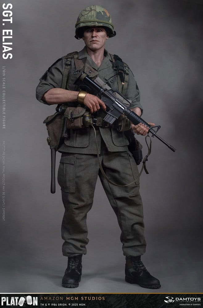 Platoon Action Figure 1/6 Sergeant Elias 30 cm