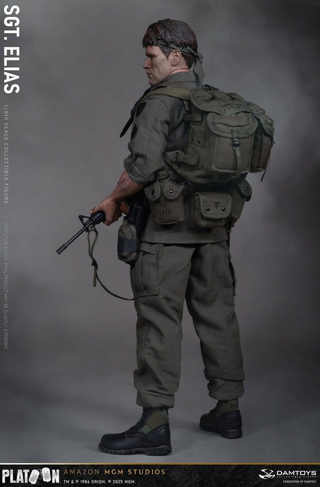 Platoon Action Figure 1/6 Sergeant Elias 30 cm