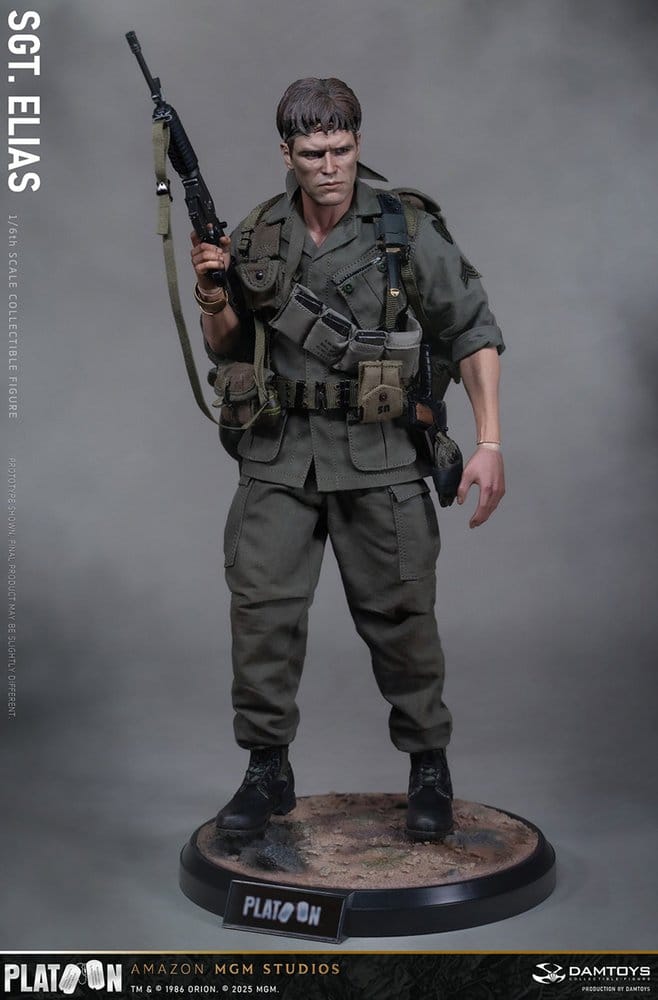 Platoon Action Figure 1/6 Sergeant Elias 30 cm