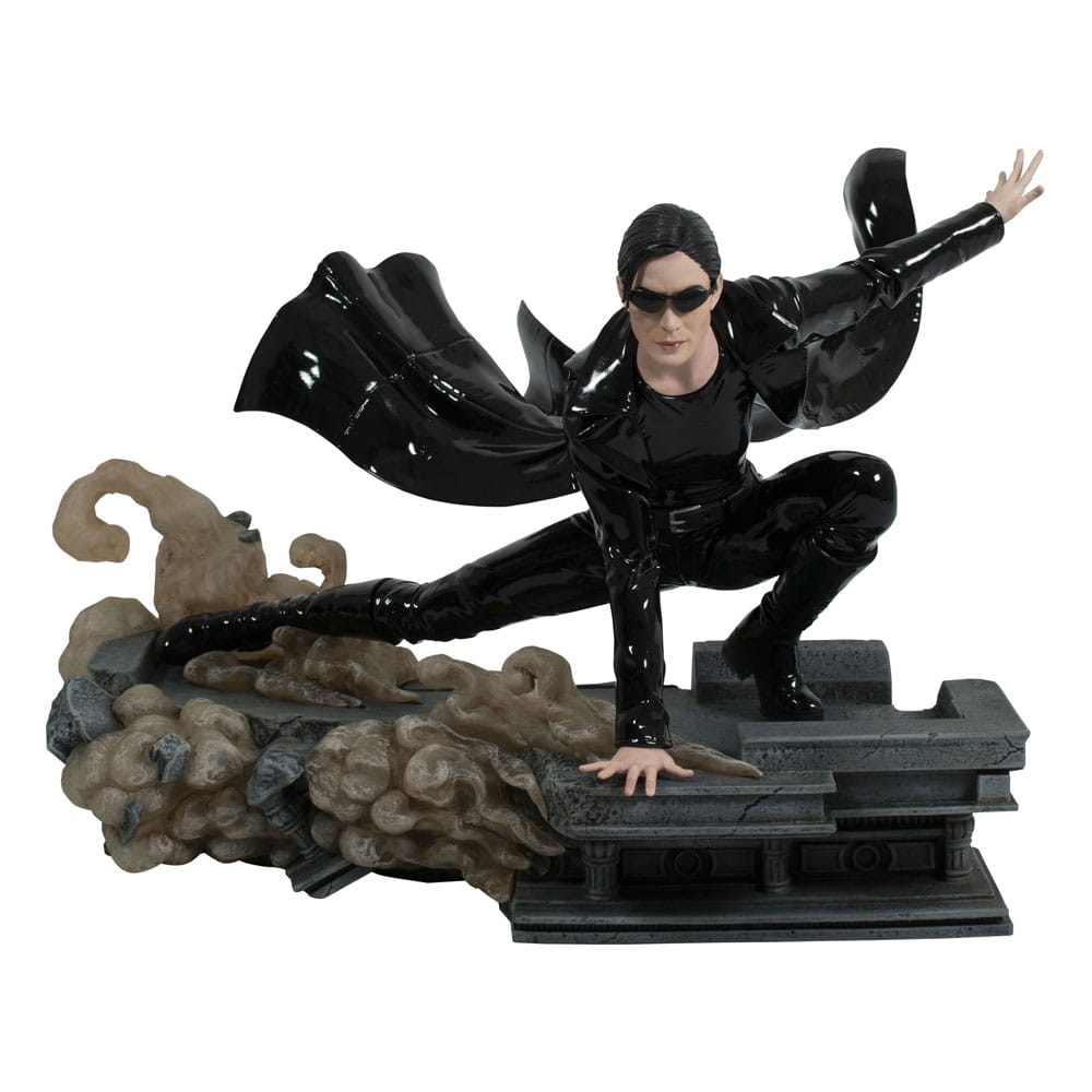 The Matrix Gallery Deluxe PVC Statue Trinity - Damaged packaging