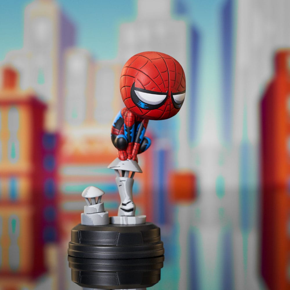 Marvel Animated Statue Spider-Man on Chimney 15 cm