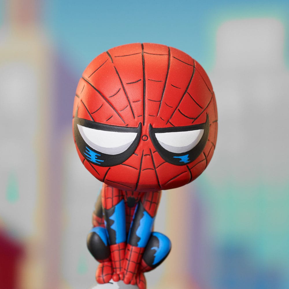 Marvel Animated Statue Spider-Man on Chimney 15 cm