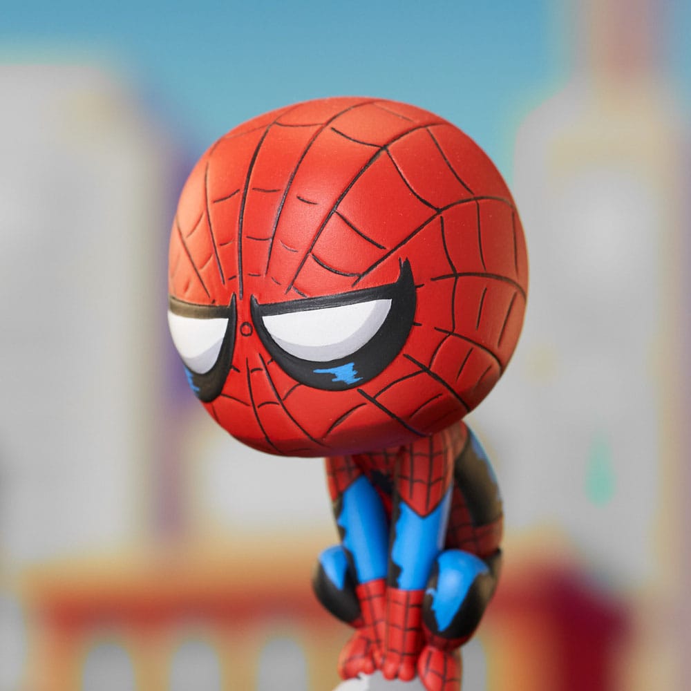 Marvel Animated Statue Spider-Man on Chimney 15 cm
