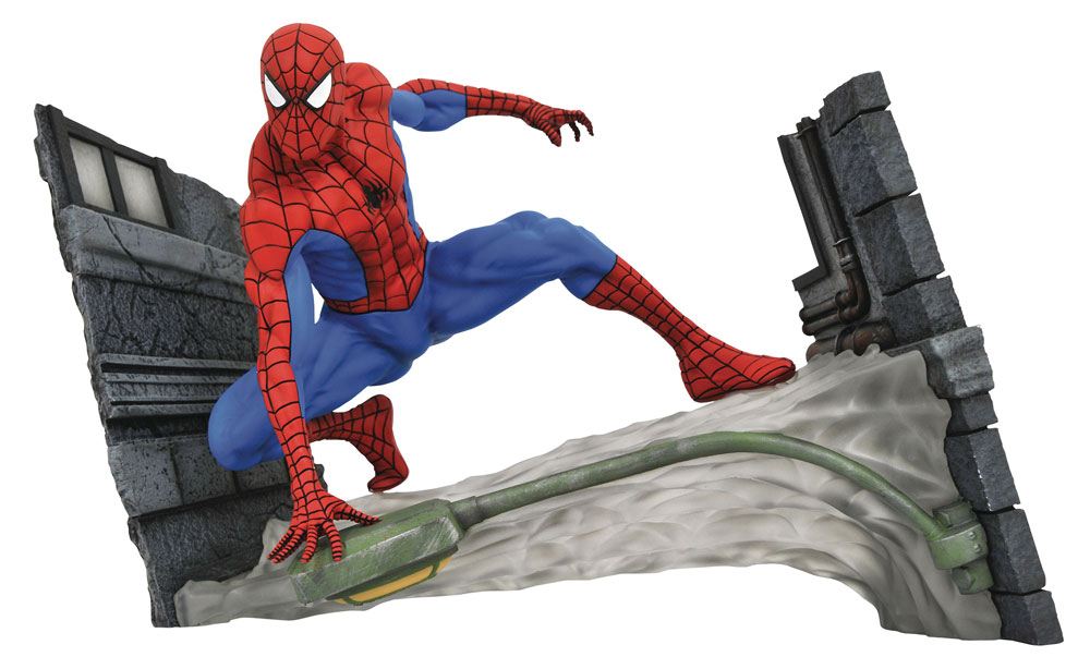 Marvel Comic Gallery PVC Statue Spider-Man Webbing 18 cm