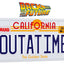 Back To The Future Replica 1/1 ´Outatime´ DeLorean License Plate