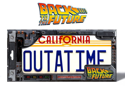 Back To The Future Replica 1/1 ´Outatime´ DeLorean License Plate