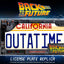 Back To The Future Replica 1/1 ´Outatime´ DeLorean License Plate