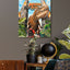 Jurassic Park WoodArts 3D Wooden Wall Art Rex Attack 30 x 40 cm