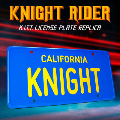 Knight Rider License plate