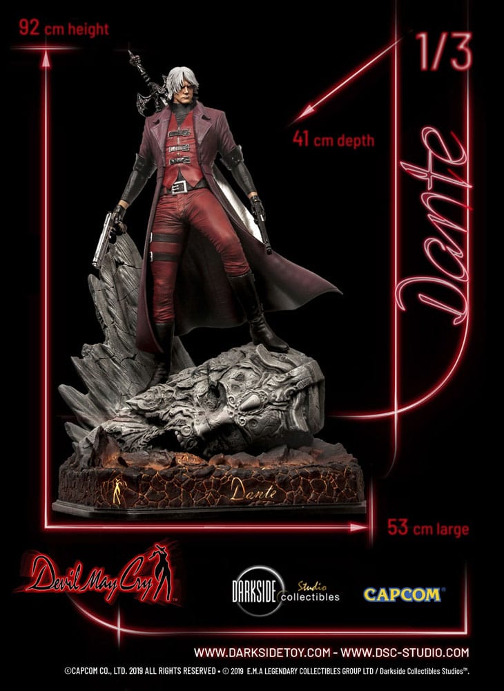 Devil May Cry Ultimate Statue 1/3 Dante Masters Edition 92 cm
