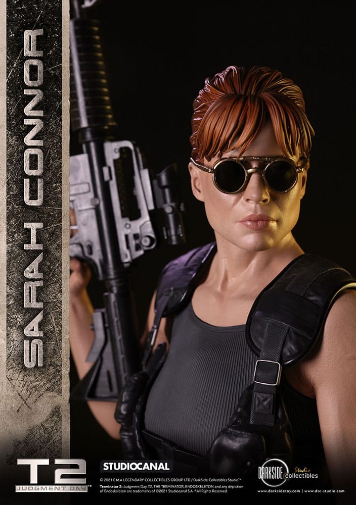 Terminator 2 Judgment Day Premium Statue 1/3 Sarah Connor T2 30th Anniversary Edition 71 cm