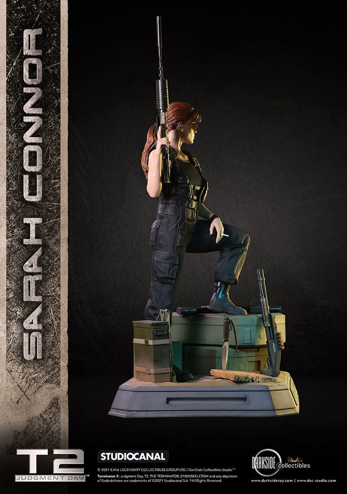 Terminator 2 Judgment Day Premium Statue 1/3 Sarah Connor T2 30th Anniversary Edition 71 cm