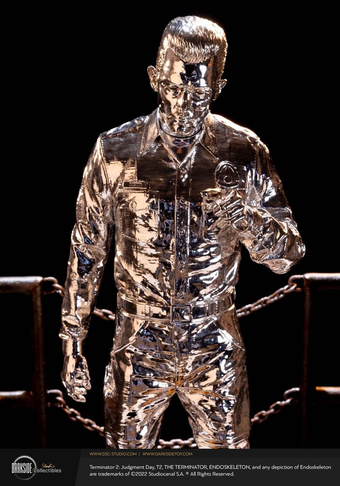 Terminator 2 Judgment Day Premium Statue 1/3 T-1000 Liquid Metal 30th Anniversary Edition 70 cm