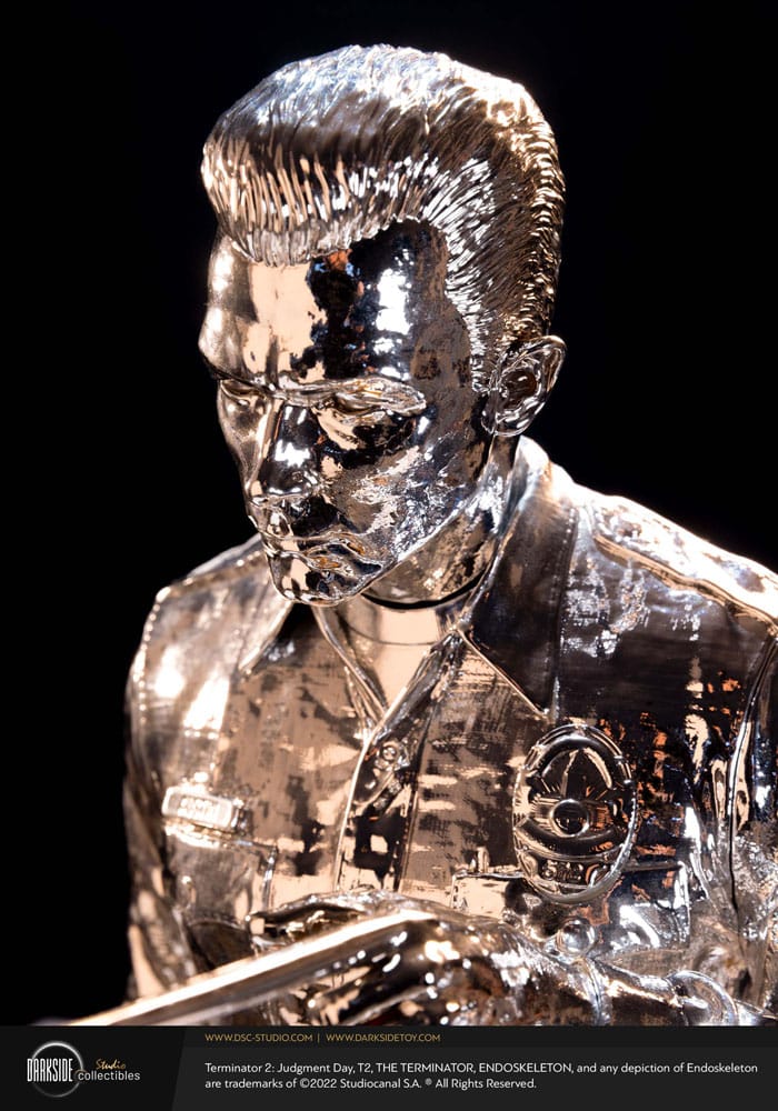 Terminator 2 Judgment Day Premium Statue 1/3 T-1000 Liquid Metal 30th Anniversary Edition 70 cm