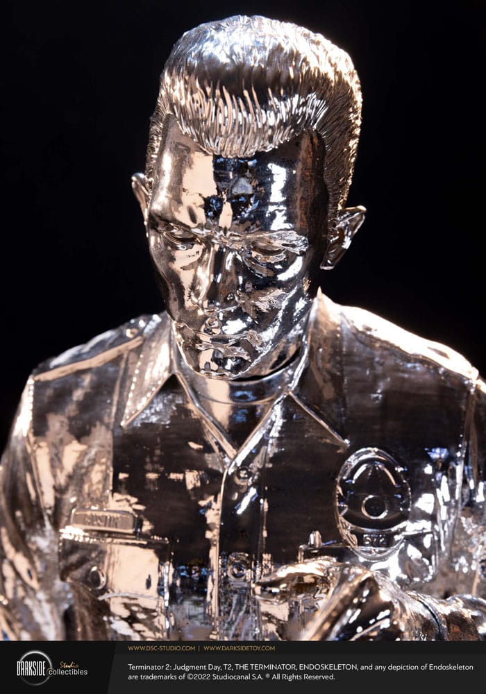 Terminator 2 Judgment Day Premium Statue 1/3 T-1000 Liquid Metal 30th Anniversary Edition 70 cm