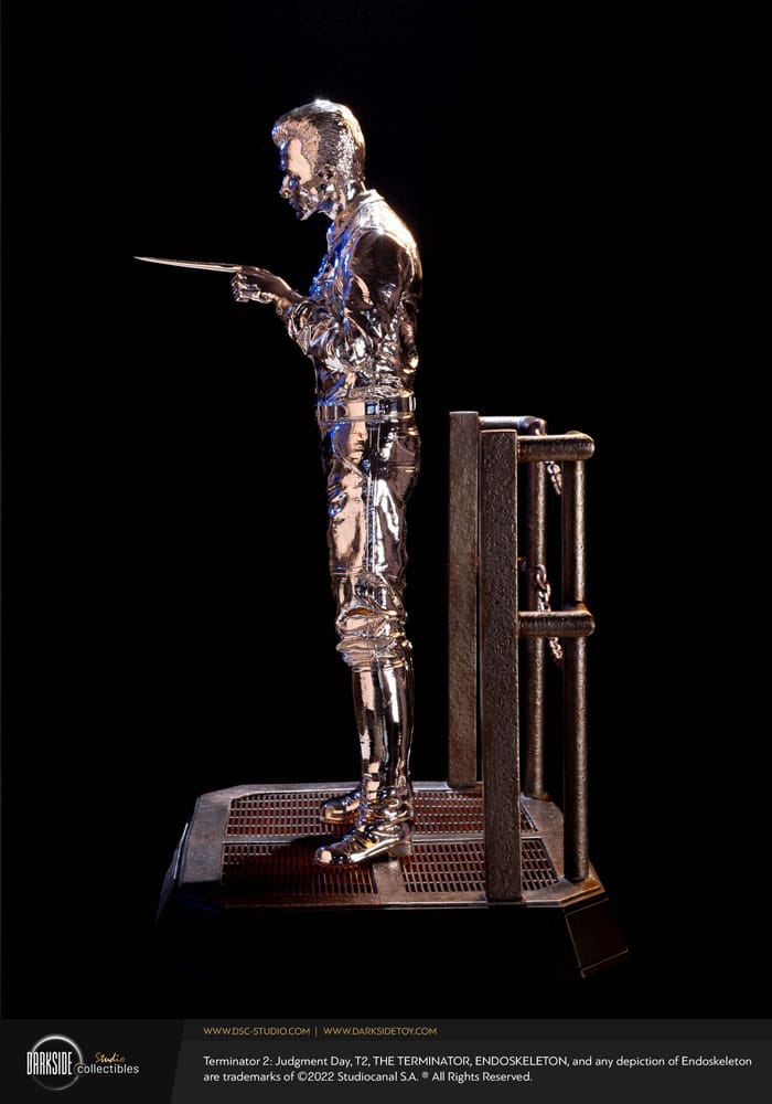 Terminator 2 Judgment Day Premium Statue 1/3 T-1000 Liquid Metal 30th Anniversary Edition 70 cm