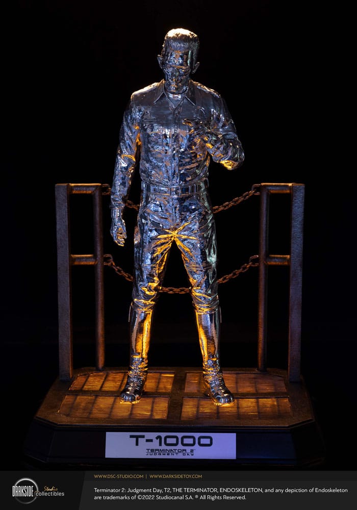 Terminator 2 Judgment Day Premium Statue 1/3 T-1000 Liquid Metal 30th Anniversary Edition 70 cm