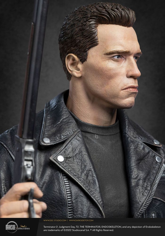 Terminator 2 Judgment Day Statue 1/3 T-800 30th Anniversary Signature Edition 69 cm