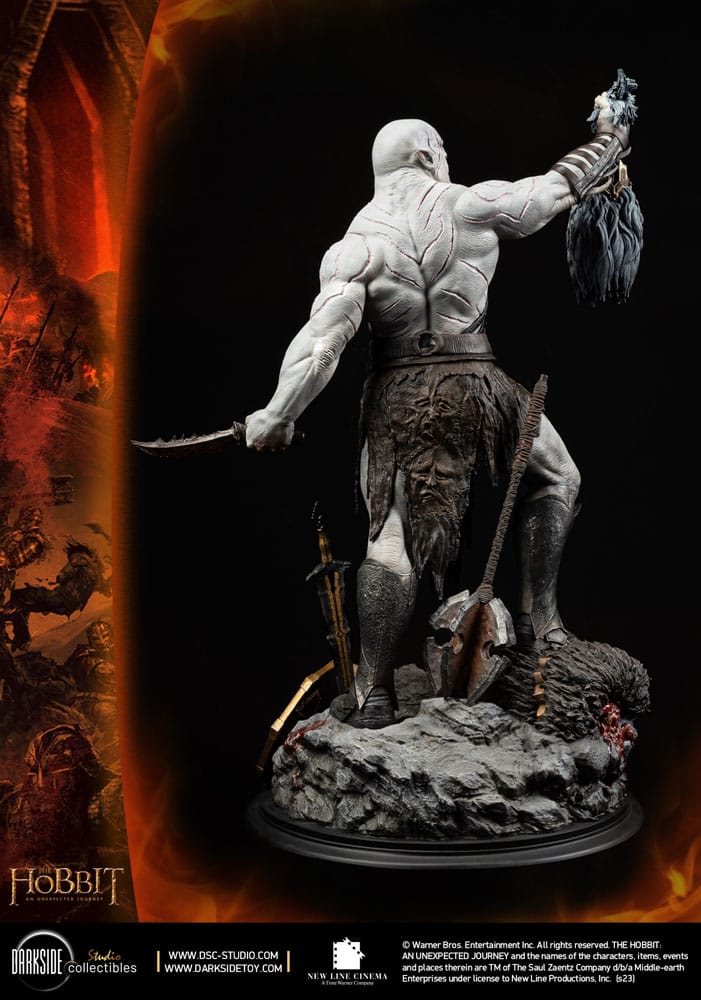 The Hobbit MS Series Statue 1/3 Azog The Defiler John Howe Signature Edition Edition 90 cm