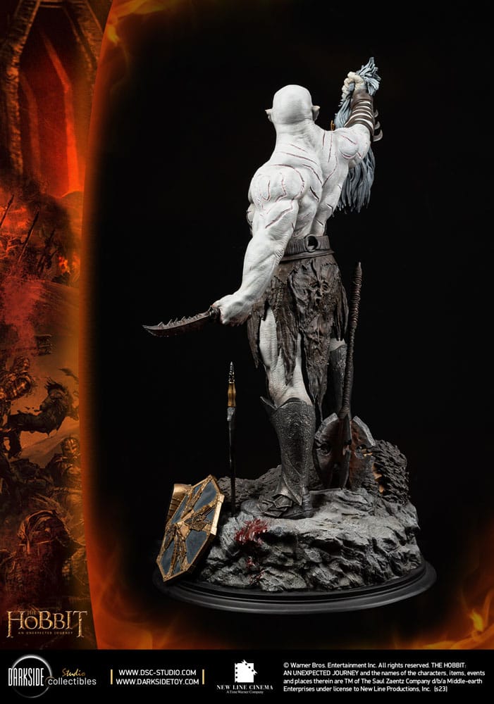 The Hobbit QS Series Statue 1/4 Azog The Defiler John Howe Signature Edition 68 cm