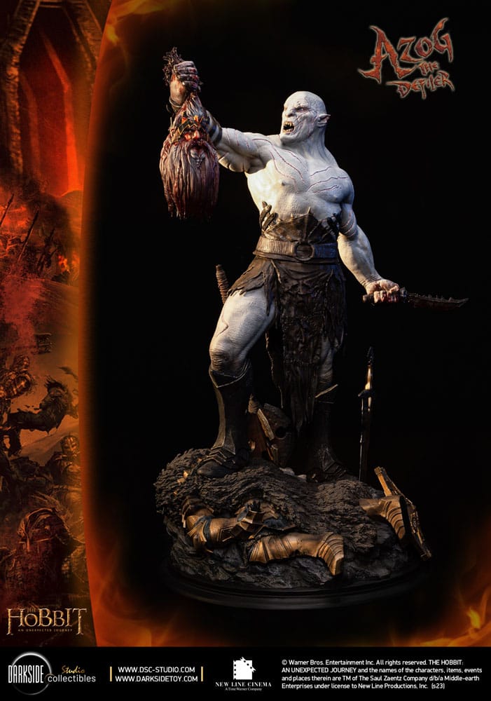 The Hobbit QS Series Statue 1/4 Azog The Defiler John Howe Signature Edition Edition 68 cm