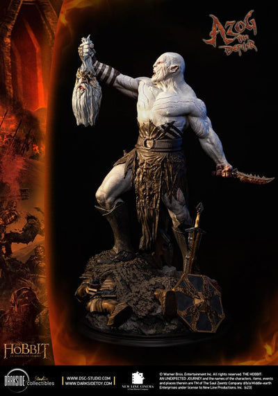 The Hobbit QS Series Statue 1/4 Azog The Defiler John Howe Signature Edition Edition 68 cm