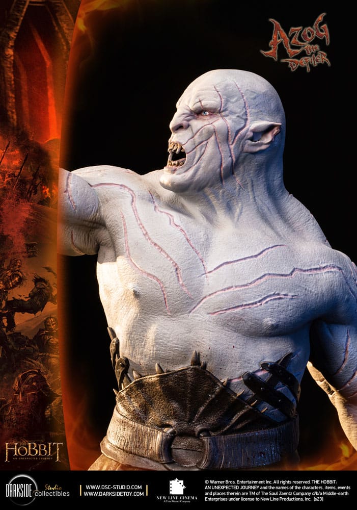 The Hobbit QS Series Statue 1/4 Azog The Defiler John Howe Signature Edition Edition 68 cm