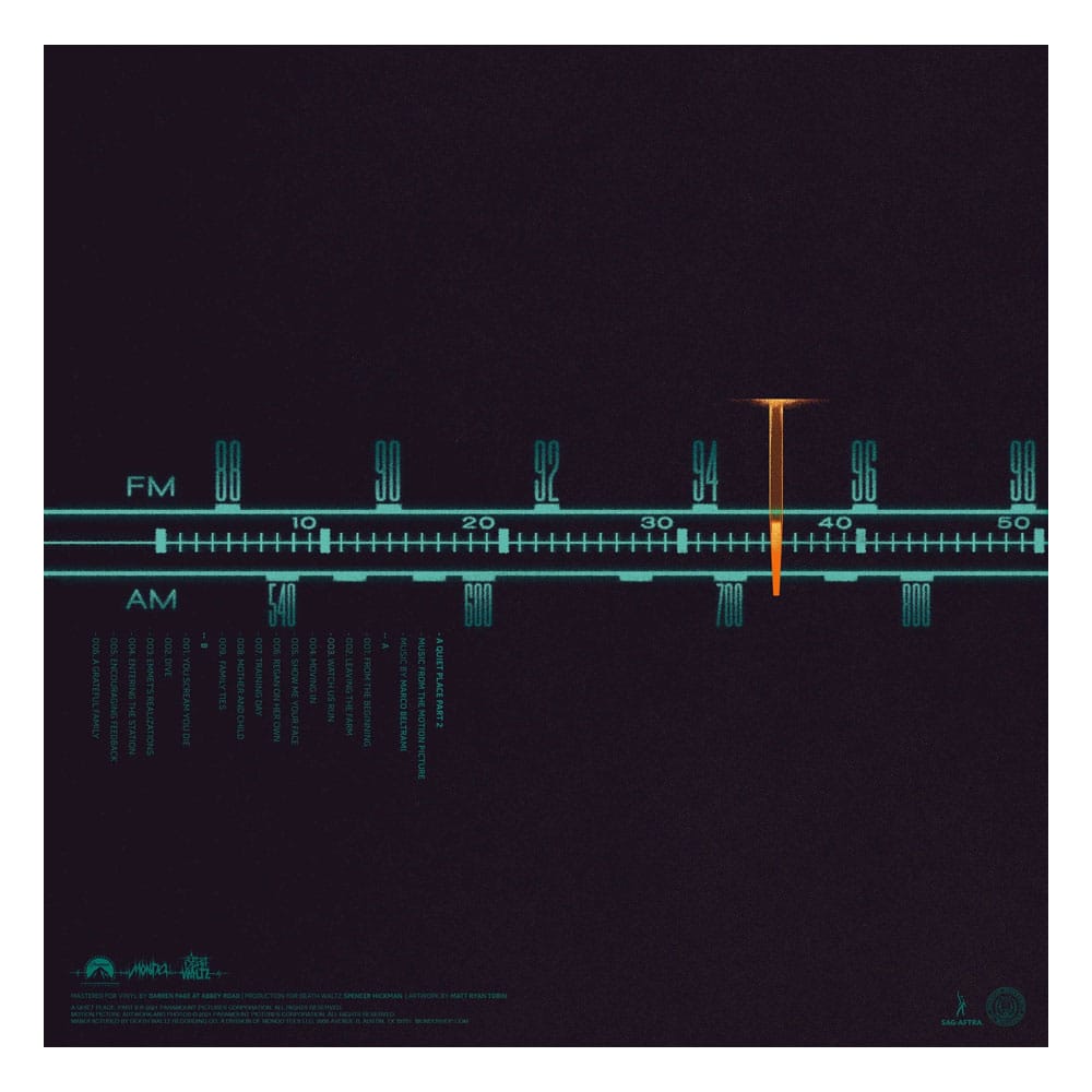 A Quiet Place 2 Original Motion Picture Soundtrack by Marco Beltrami Vinyl LP