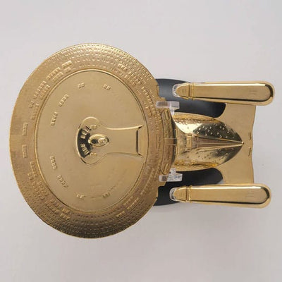 Star Trek: First Contact Diecast Mini Replicas SP 18K Gold USS Enterprise NCC-1701-D