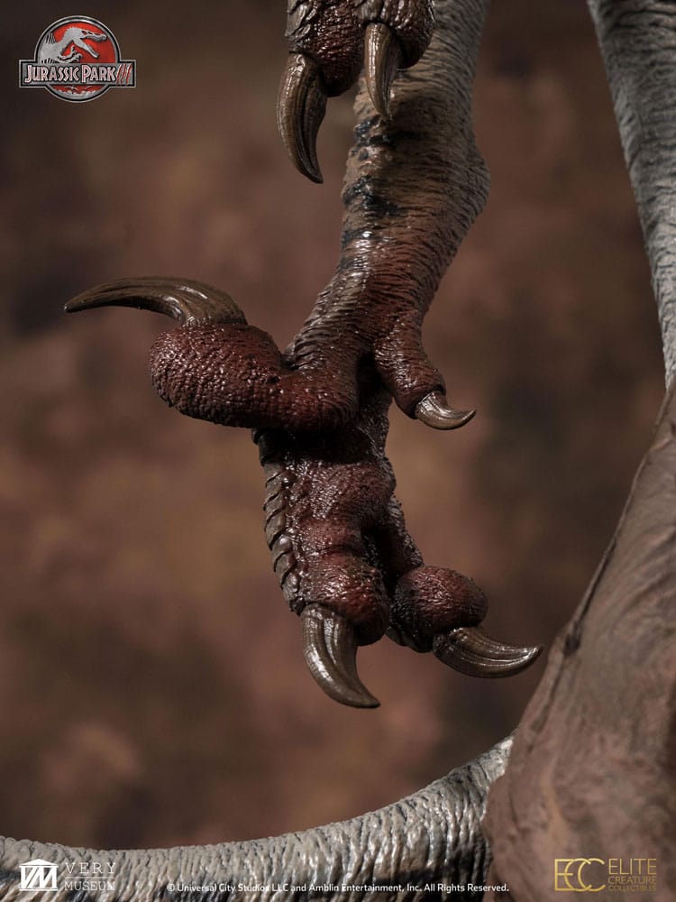 Jurassic Park III Maquette 1/4 Female Velociraptor White Queen 103 cm