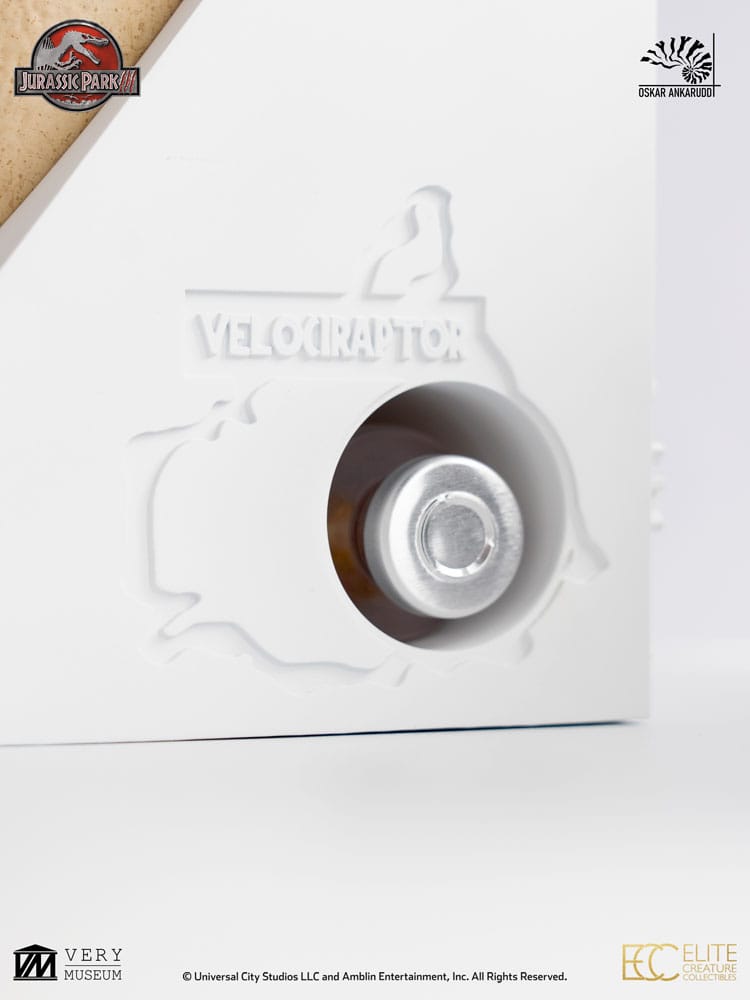 Jurassic Park III ECC Elite Creature Line Statue White Queen Hatching Egg 13 cm