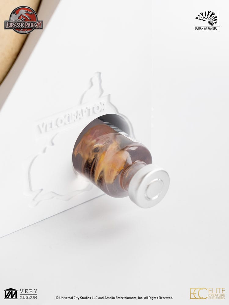 Jurassic Park III ECC Elite Creature Line Statue White Queen Hatching Egg 13 cm