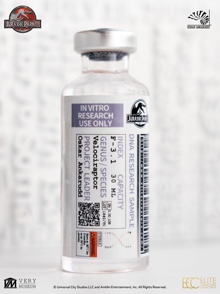 Jurassic Park III ECC Elite Creature Line Statue White Queen Hatching Egg 13 cm